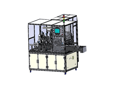 商馳科技18650自動激光蓋帽焊接折彎蓋帽自動機(jī)