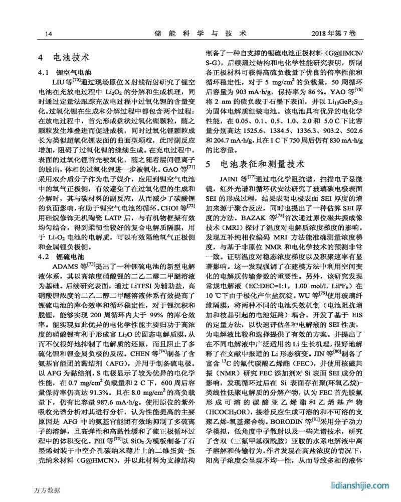 鋰電池百篇論文點評