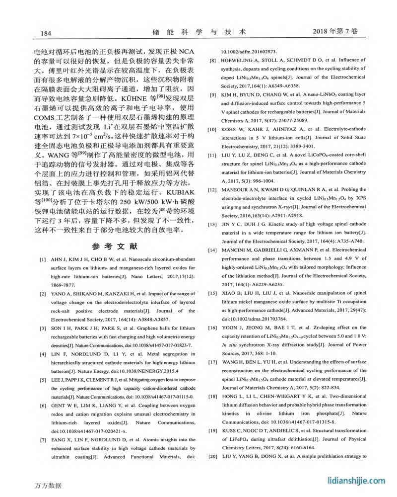 鋰電池百篇論文點評