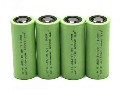 零點新能源 安全低溫動力26650鐵鋰電池