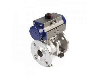 弗雷西 氣動球閥 兩片式法蘭球閥