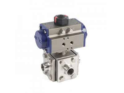 四通 焊接球閥 對焊球閥圖1