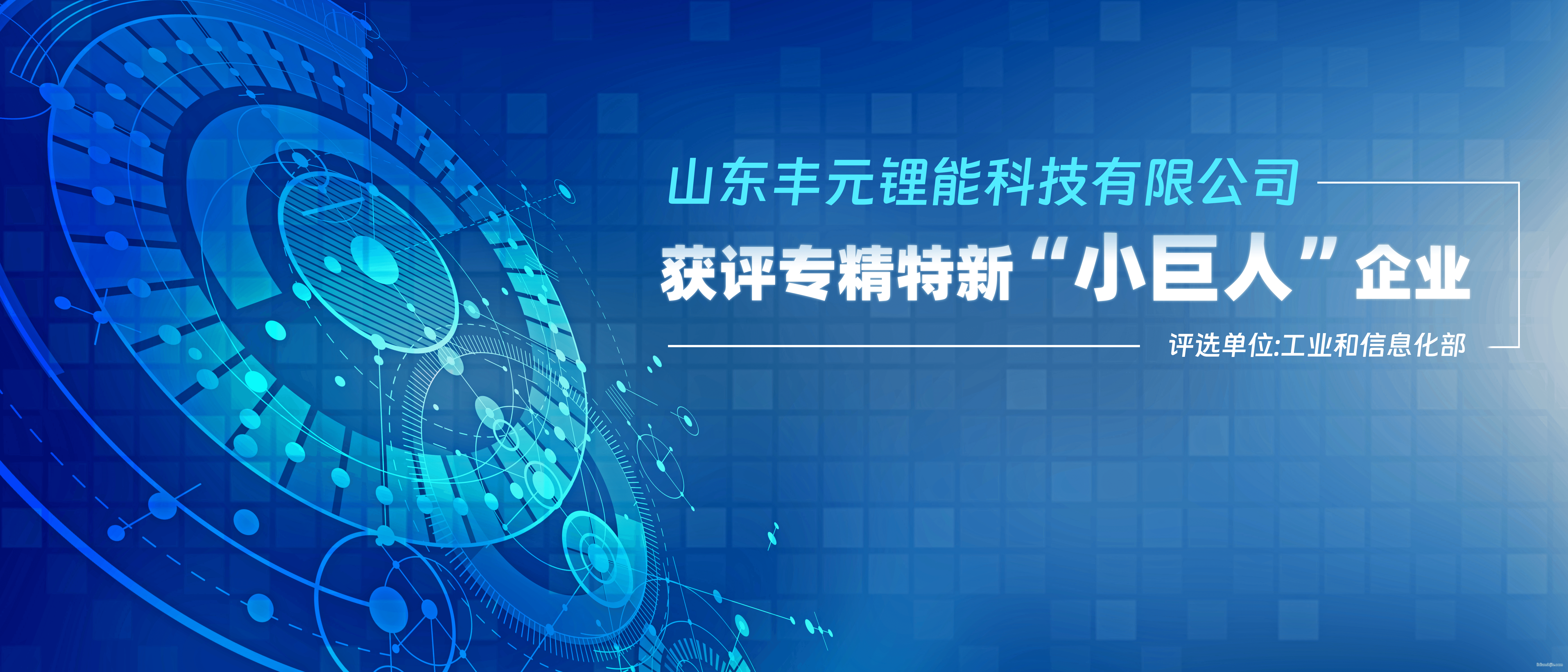 豐元鋰能獲評專精特新小巨人企業