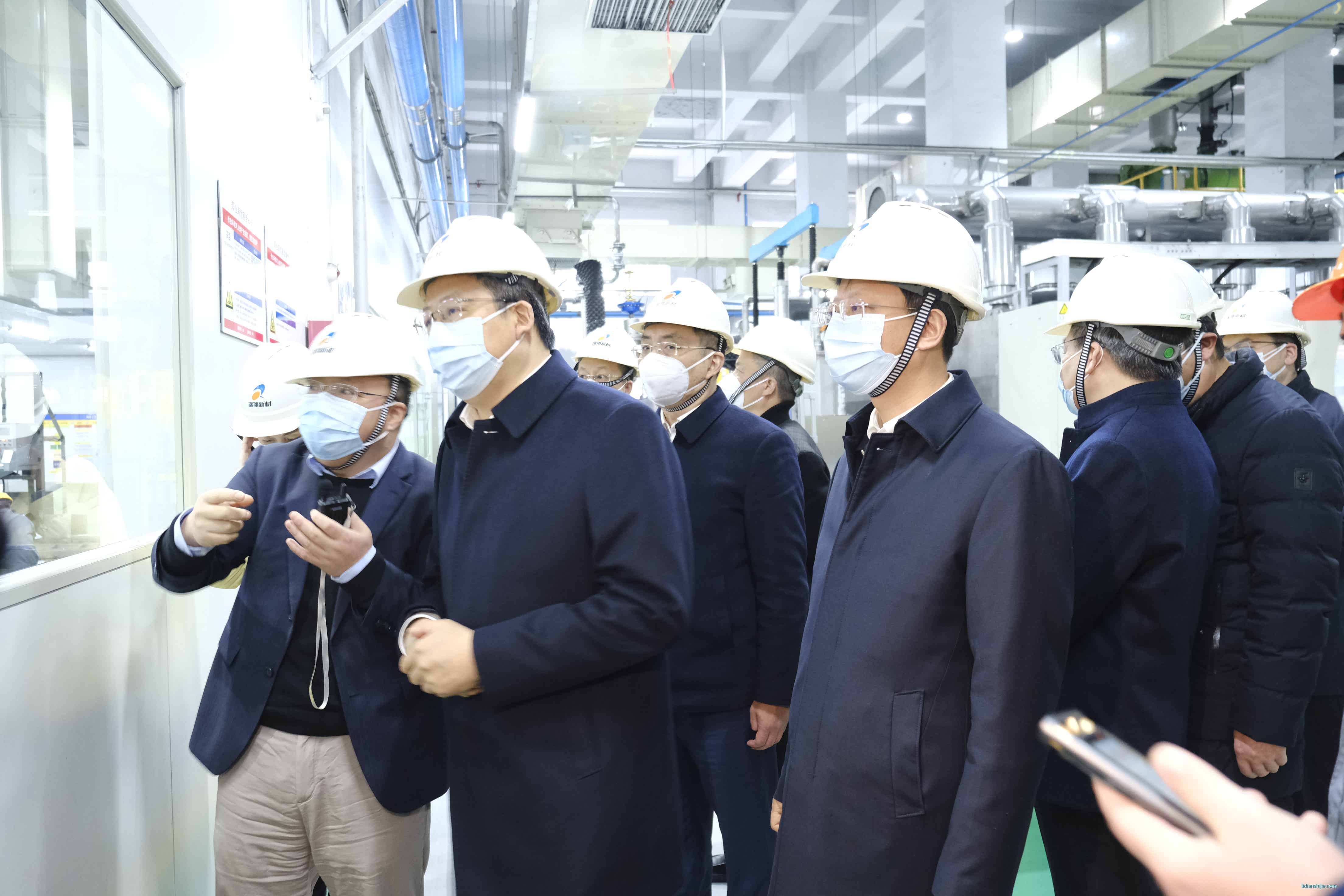 南通市委副書記、代市長吳新明來瑞翔新材調研